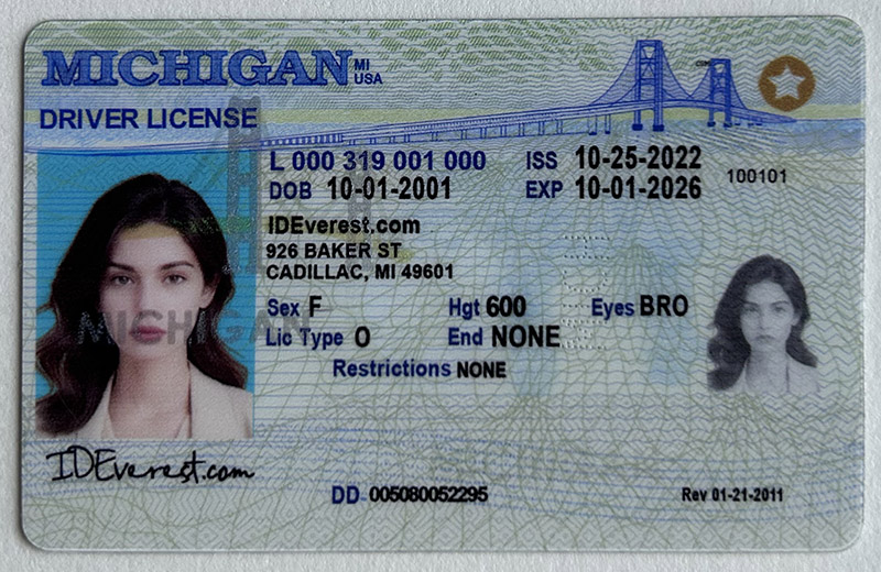 Buy Michigan ID Card Online