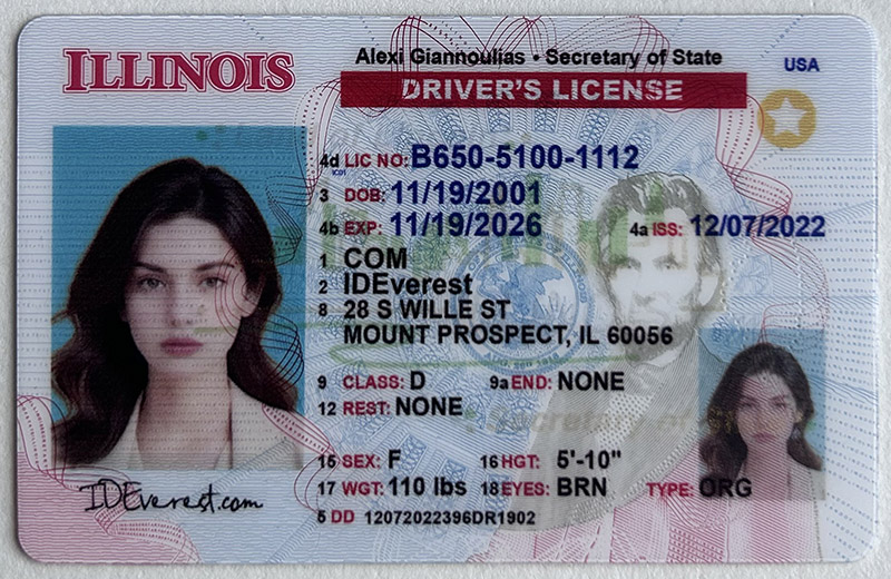 fake id in illinois